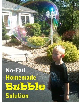 Homemade Bubble Solution