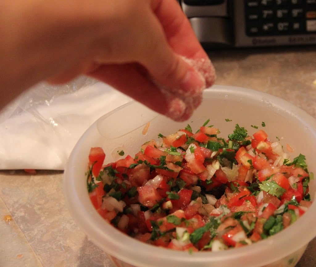 Pico de Gallo & Guacamole - An easy and delicious Pico de Gallo appetizer recipe perfect for dipping! So many fresh ingredients and so good for you, too!