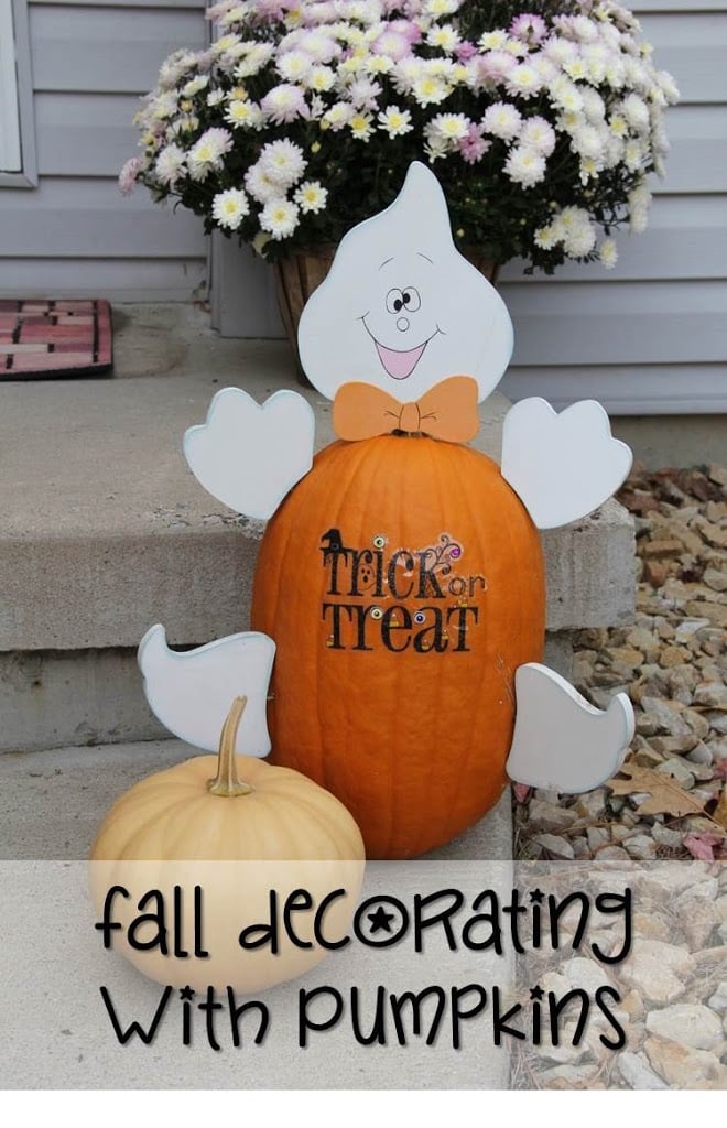 Fall Decorating with Pumpkins - Bitz & Giggles