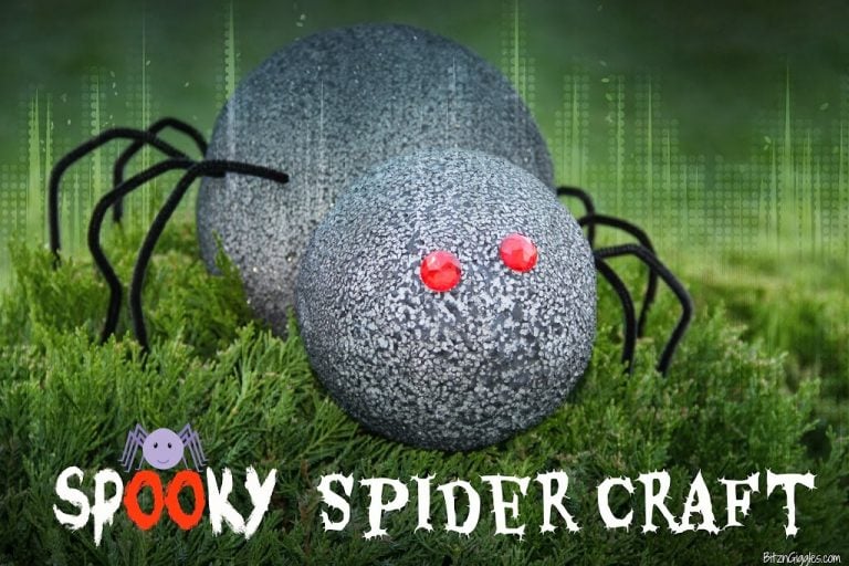 Spooky Spider Craft