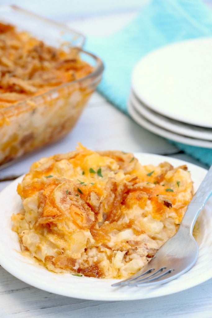 Cheesy Hashbrown Potatoes - Bitz & Giggles