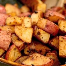 Roasted Balsamic Potatoes - Bitz & Giggles