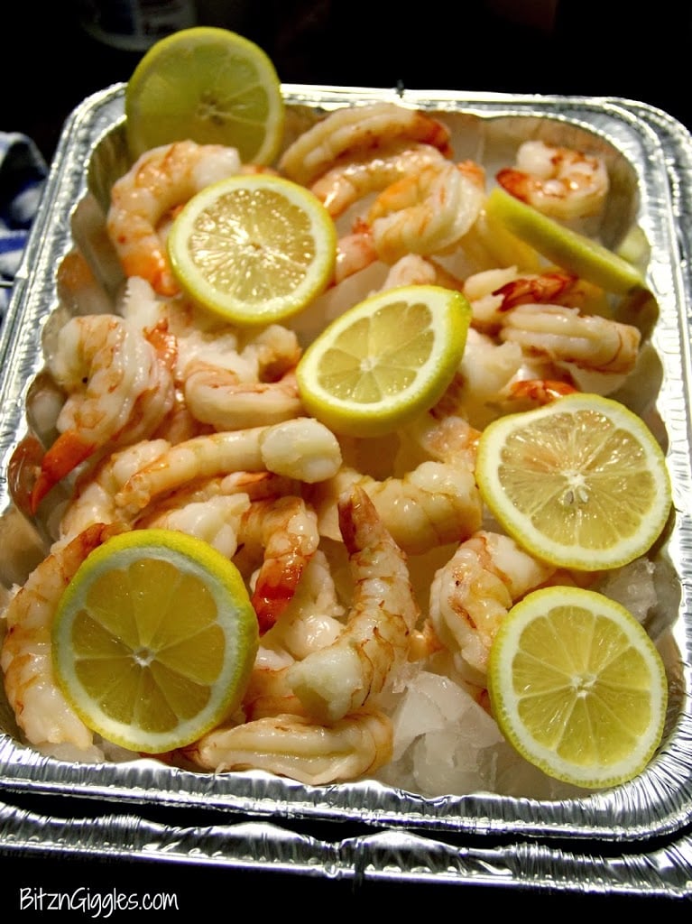 Self-Draining Shrimp Cocktail Party Tray