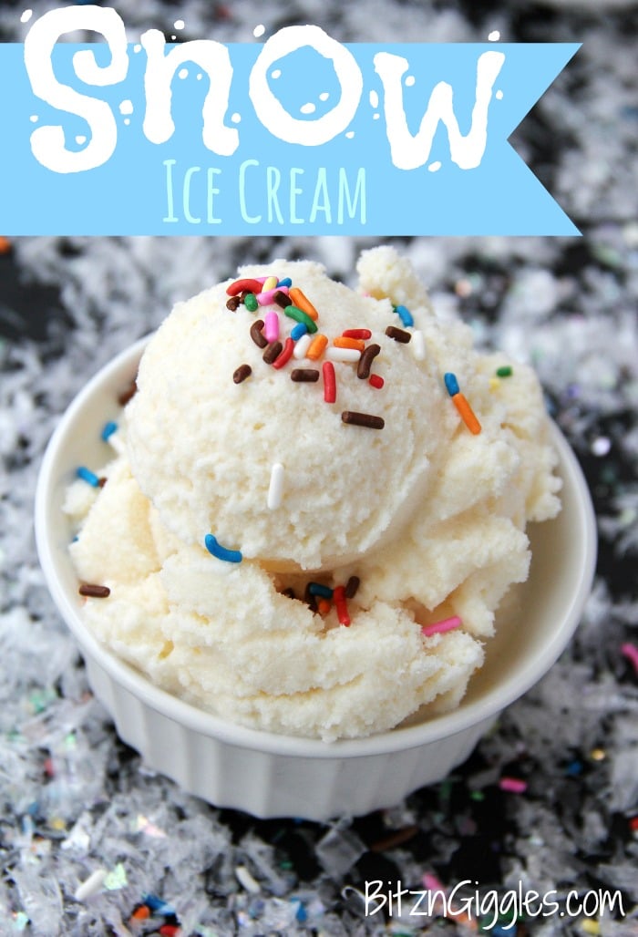 Snow ice cream with heavy cream sale