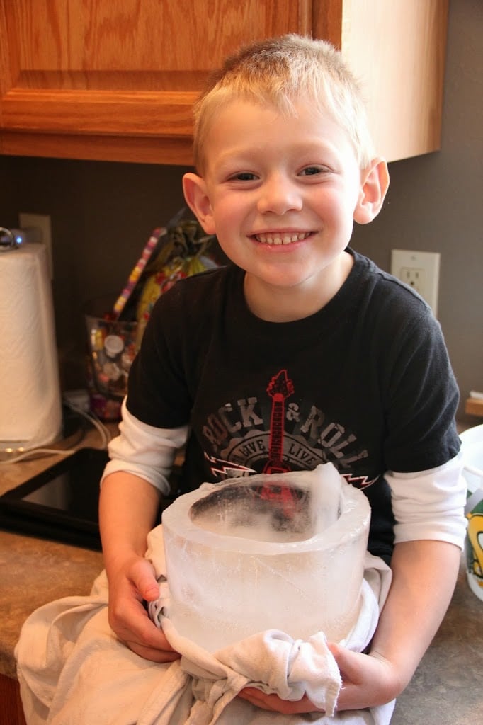 Christmas Ice Luminary