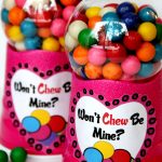 Valentine Bubblegum Machines - These DIY bubblegum machines are sure to make your Valentine smile!! They're so easy to make!