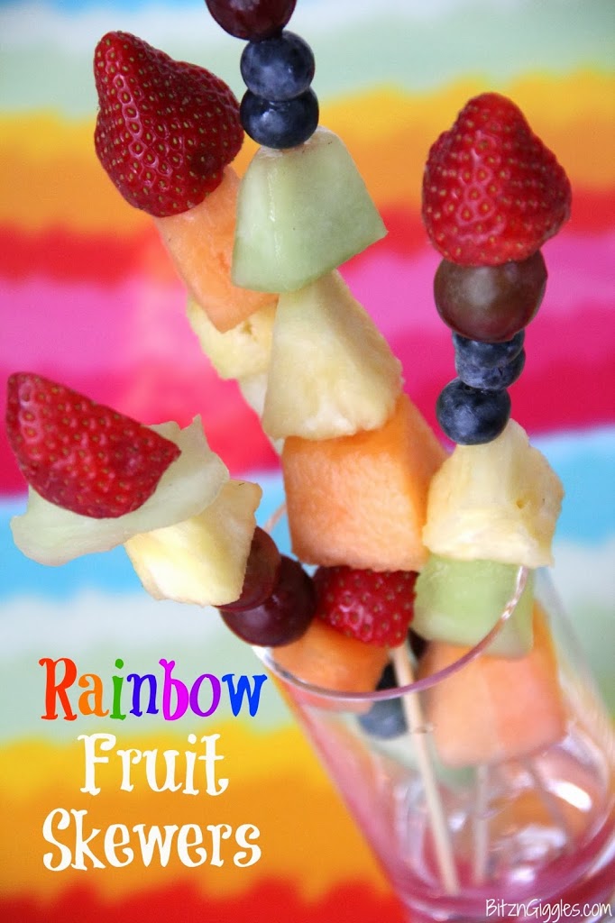 Rainbow Fruit Skewers