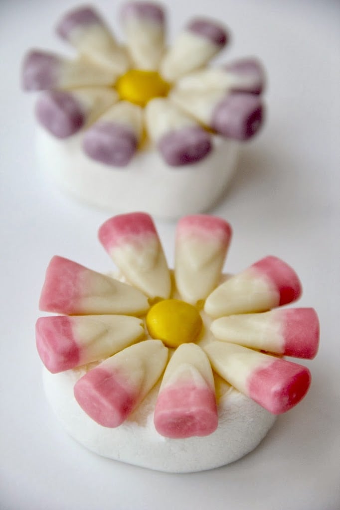 Sweet Blooms - A simple and fun treat for spring or Easter that turns marshmallows into beautiful flowers!