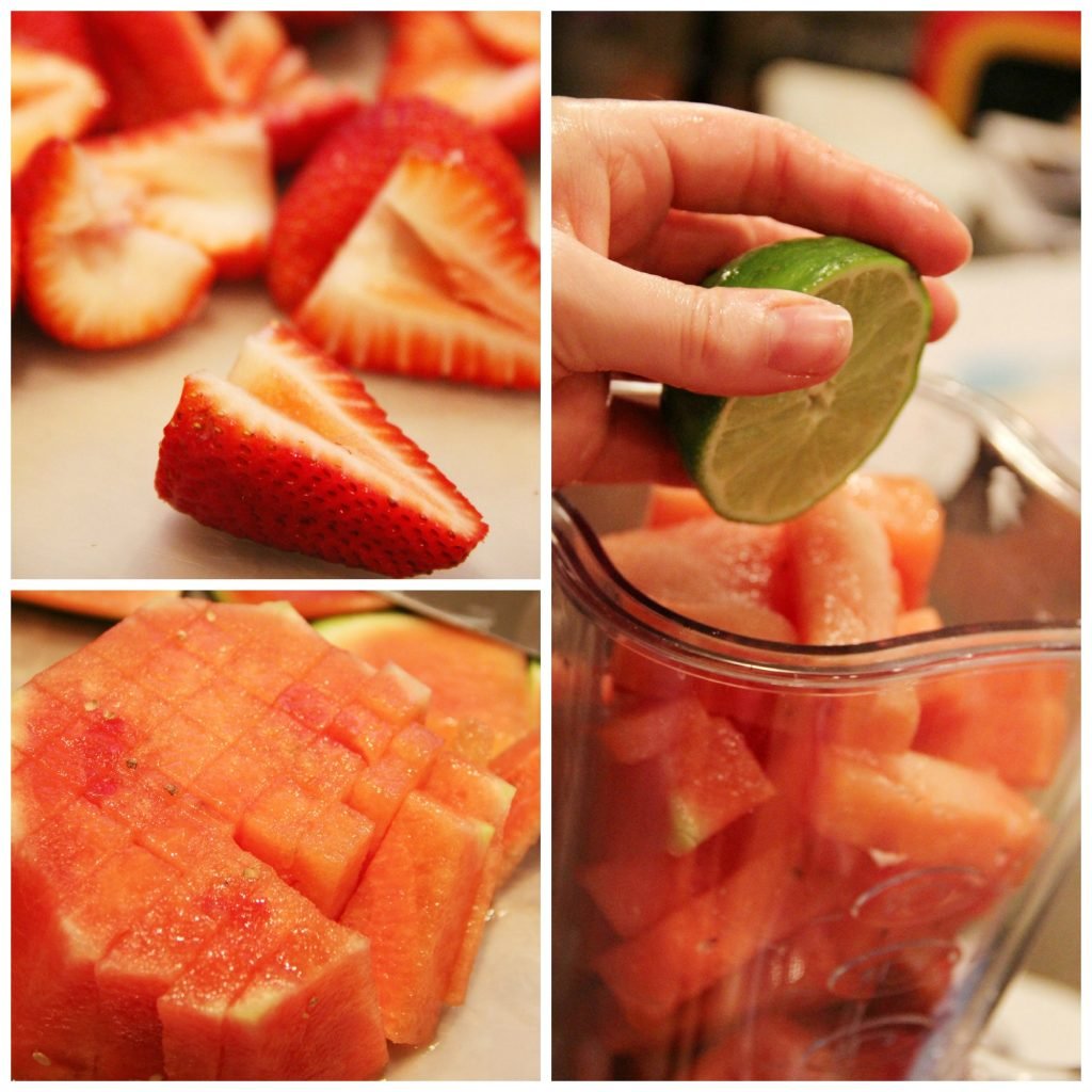 Strawberry Watermelon Agua Fresca Popsicles