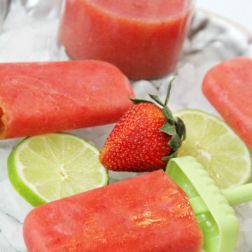 Strawberry Watermelon Agua Fresca Popsicles