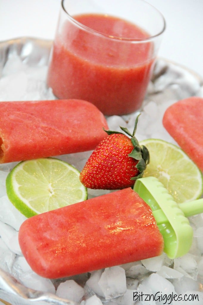 Strawberry Watermelon Agua Fresca Popsicles