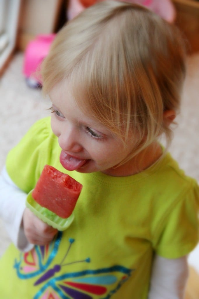 Strawberry Watermelon Agua Fresca Popsicles