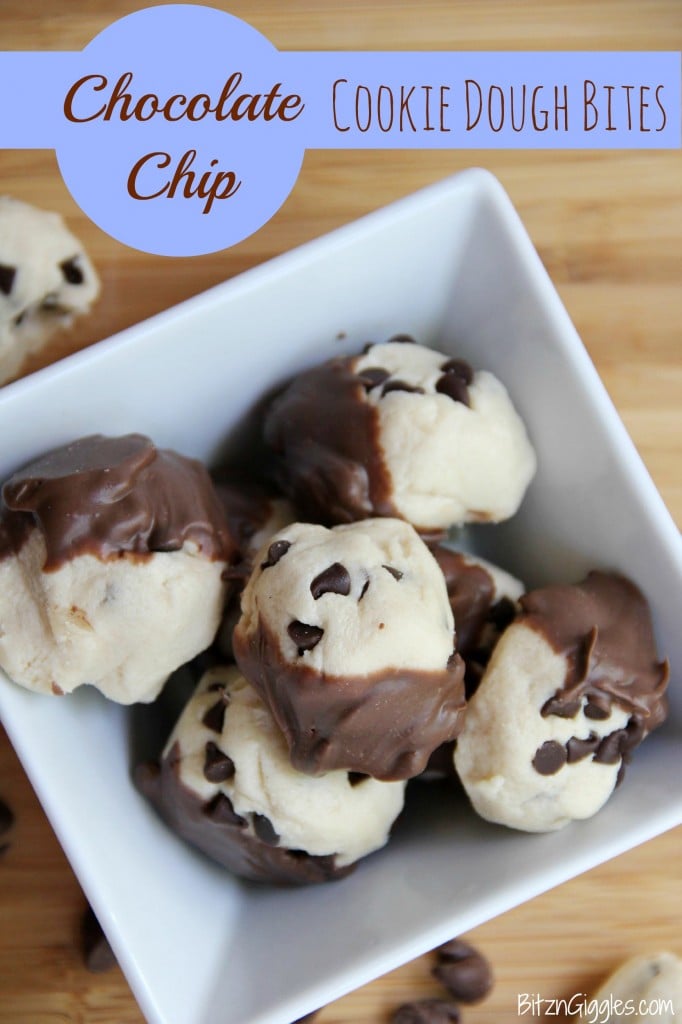 Chocolate Chip Cookie Dough Bites - Bitz & Giggles final