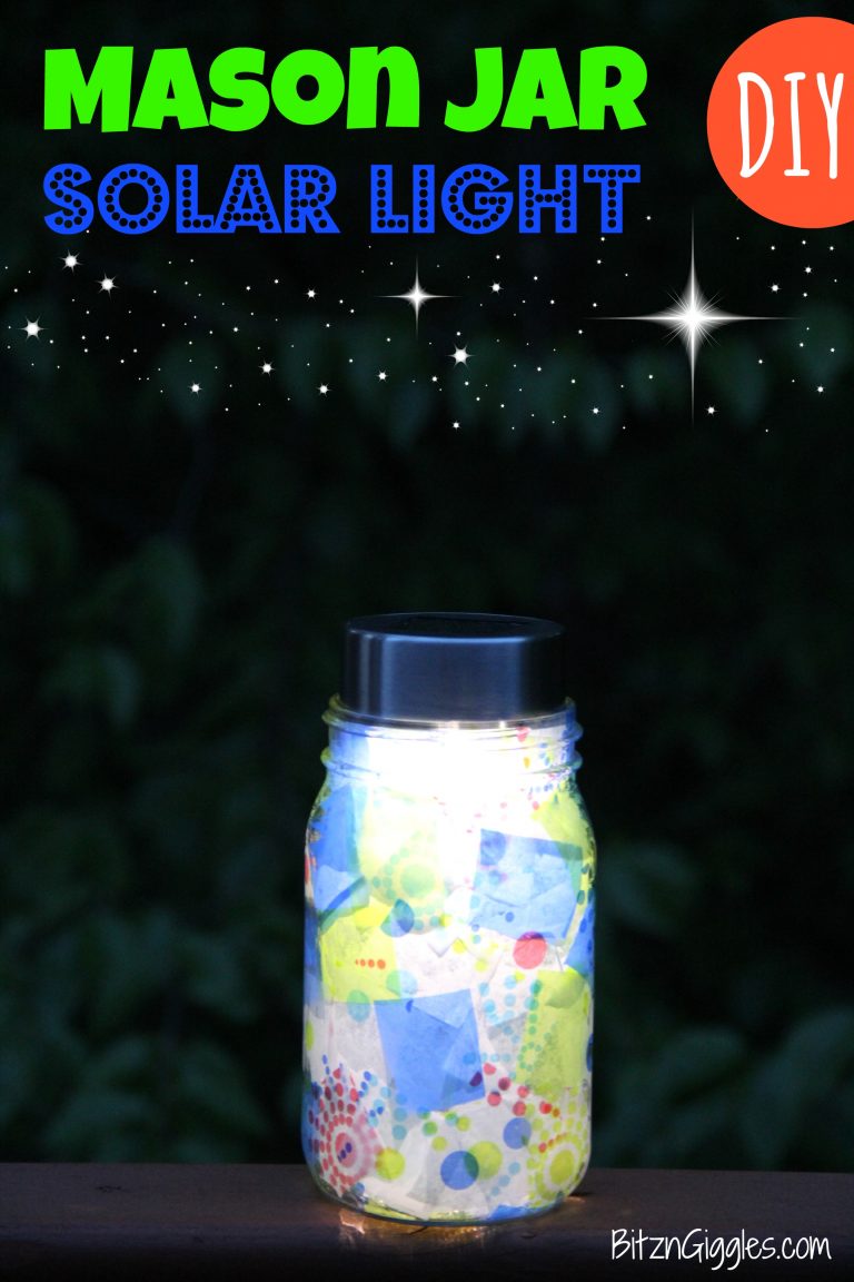 Mason Jar Solar Light - Bitz & Giggles
