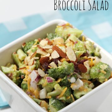 Cranberry Almond Broccoli Salad