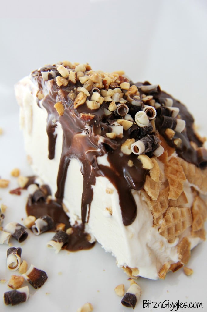 Iced Coffee Sundae Cone Cake 9