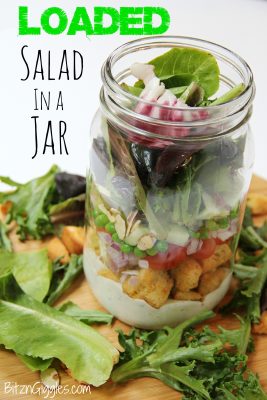 Loaded Salad in a Jar