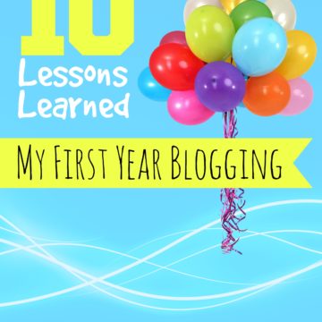 10 Lessons Learned My First Year Blogging