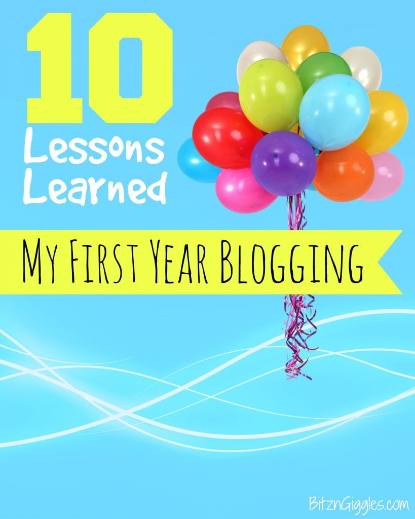 10 Lessons Learned My First Year Blogging