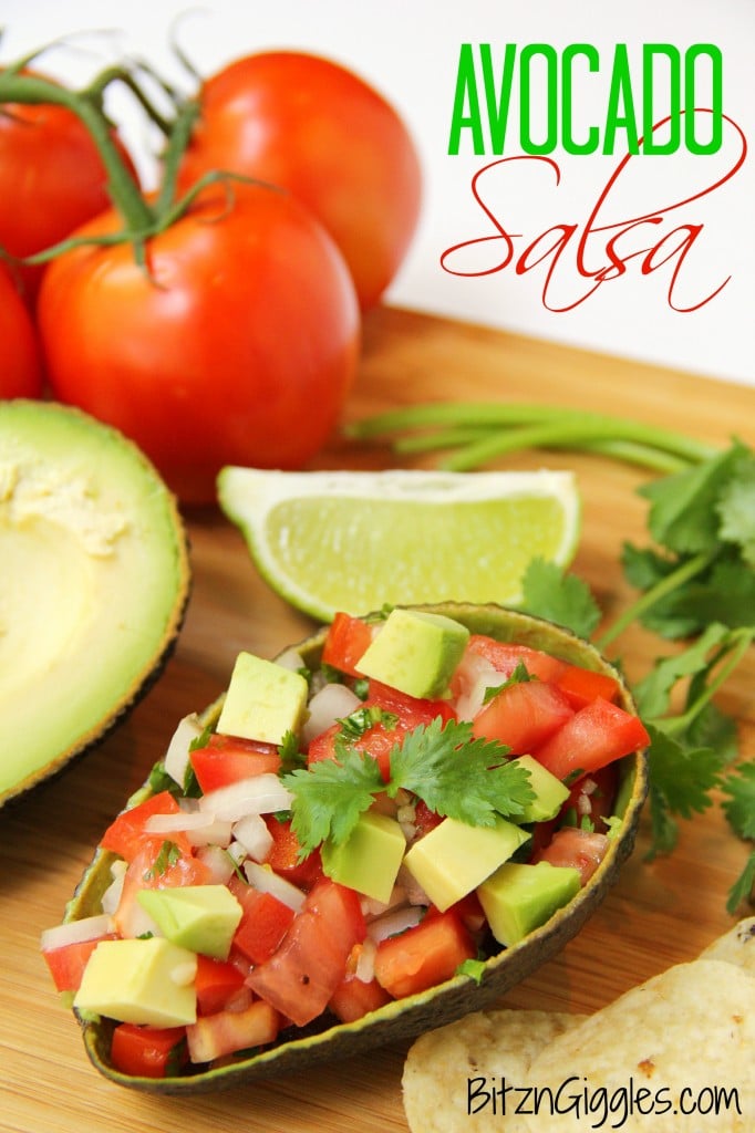 Avocado Salsa - Bitz & Giggles