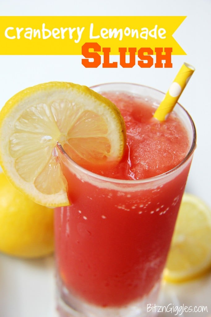 Cranberry Lemonade Slush