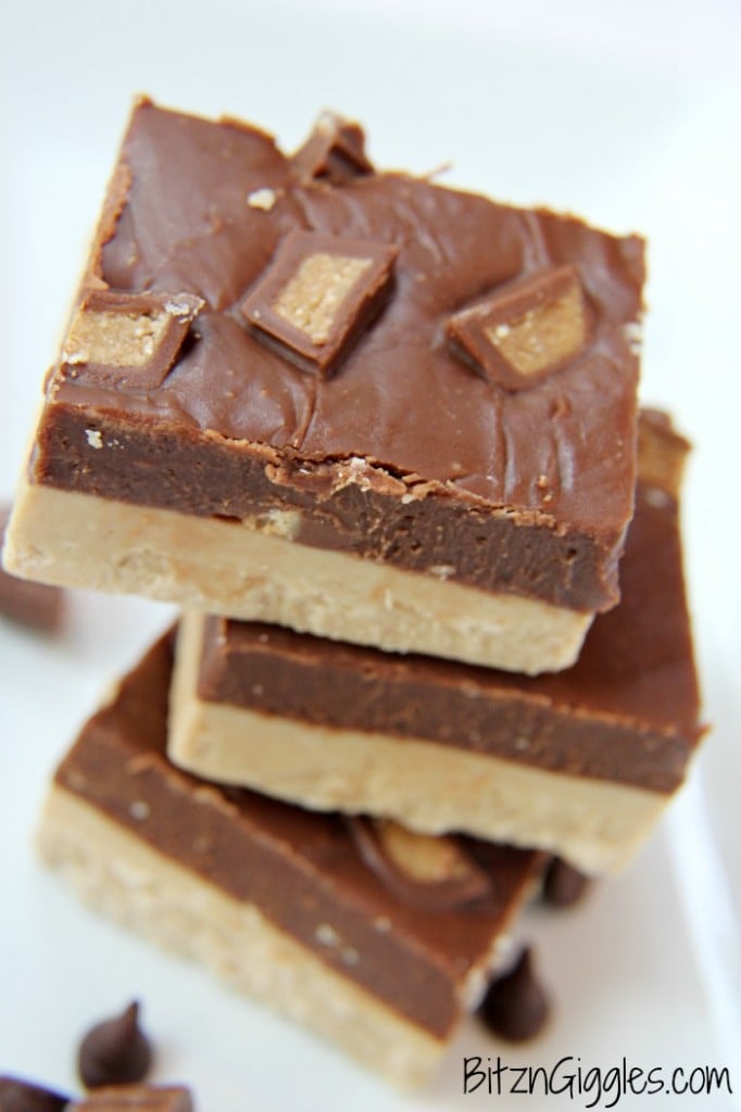 No Bake Peanut Butter Chocolate Bars