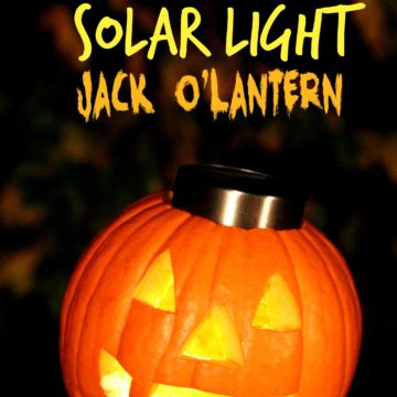 Solar Light Jack O Lantern