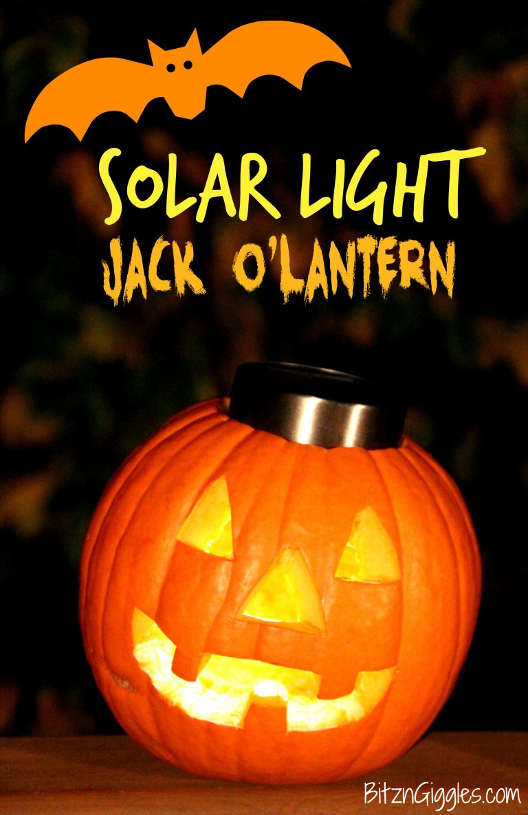 Solar Light Jack O Lantern