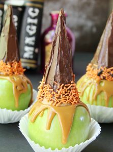 Witchy Caramel Apples - Bitz & Giggles