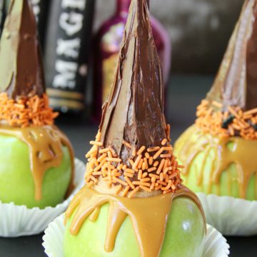 Witchy Caramel Apples - Bitz & Giggles