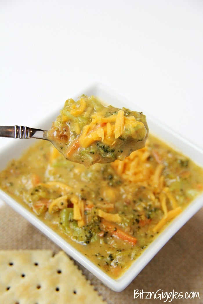 Cheesy Broccoli Potato Soup