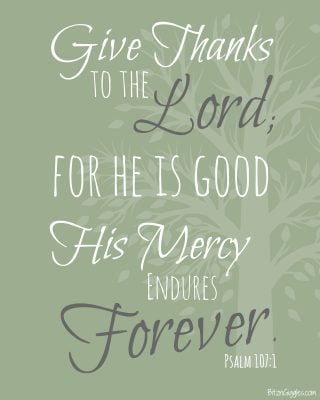 Thanksgiving Printable - Give Thanks