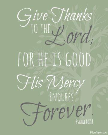 Thanksgiving Printable - Give Thanks