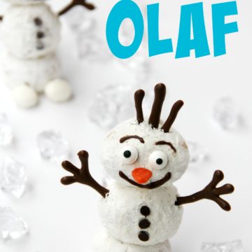 Frozen Olaf Doughnut Snowman