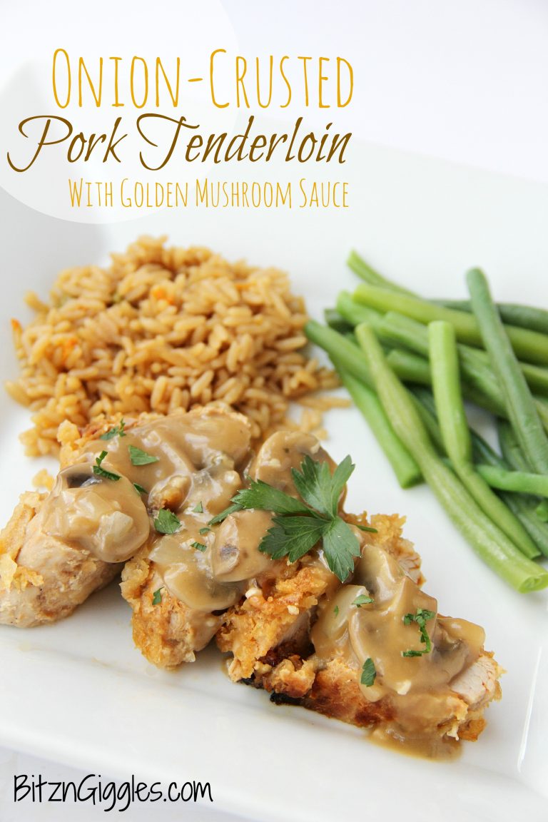 Onion-Crusted Pork Tenderloin