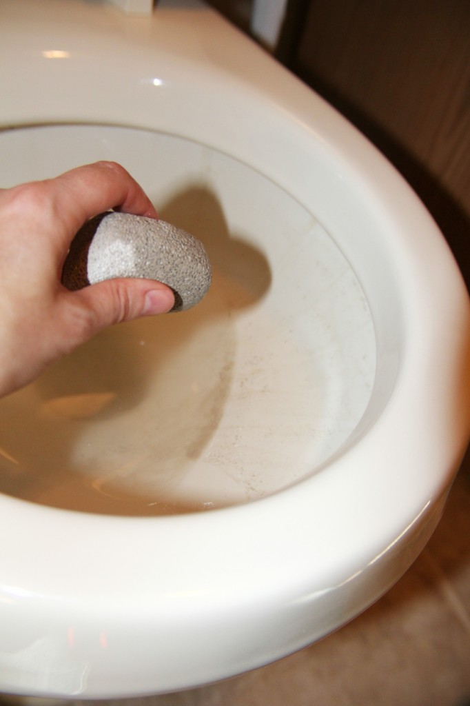 How to remove toilet stains