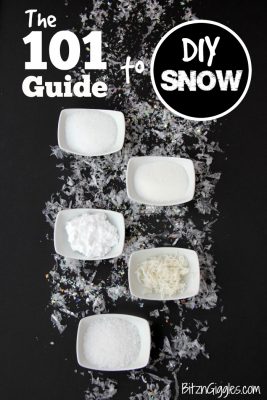 The 101 Guide to DIY Snow