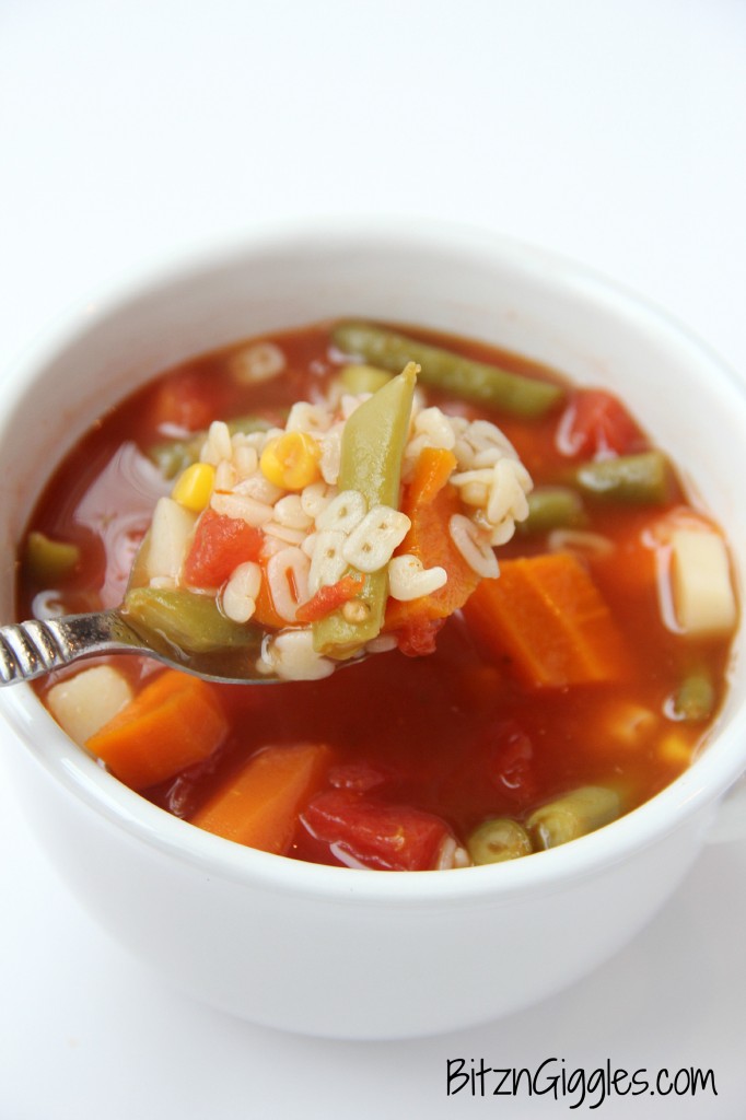 Alphabet Vegetable Soup