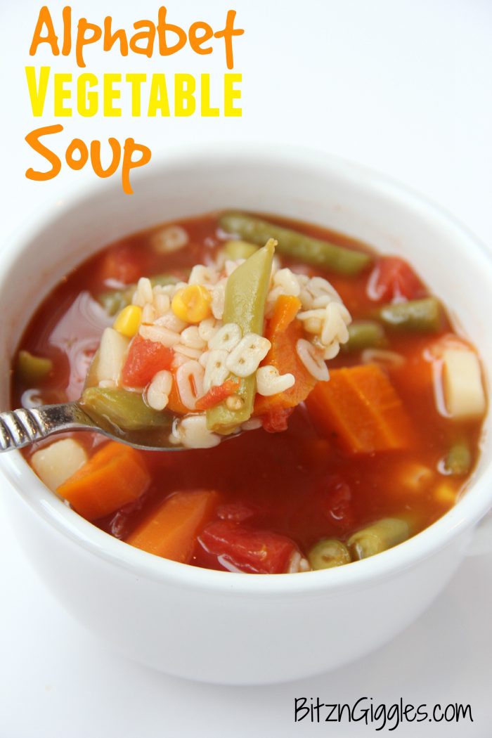 Alphabet Vegetable Soup