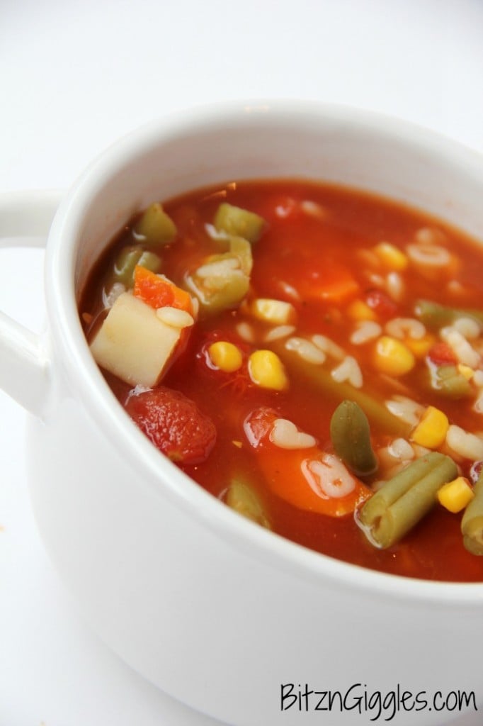 Alphabet Vegetable Soup