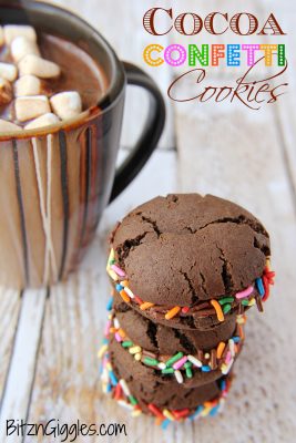 Cocoa Confetti Cookies