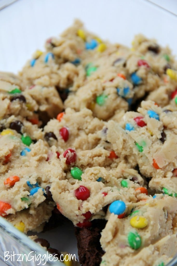 Marble M&M Blondies