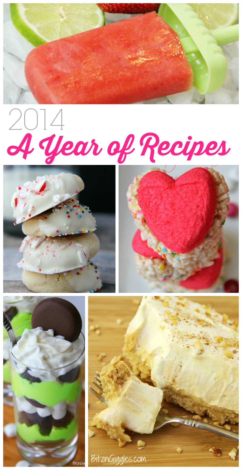 2014 - A Year of Recipes from Bitz & Giggles