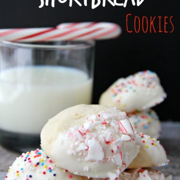 Candy-Dipped Shortbread Cookies