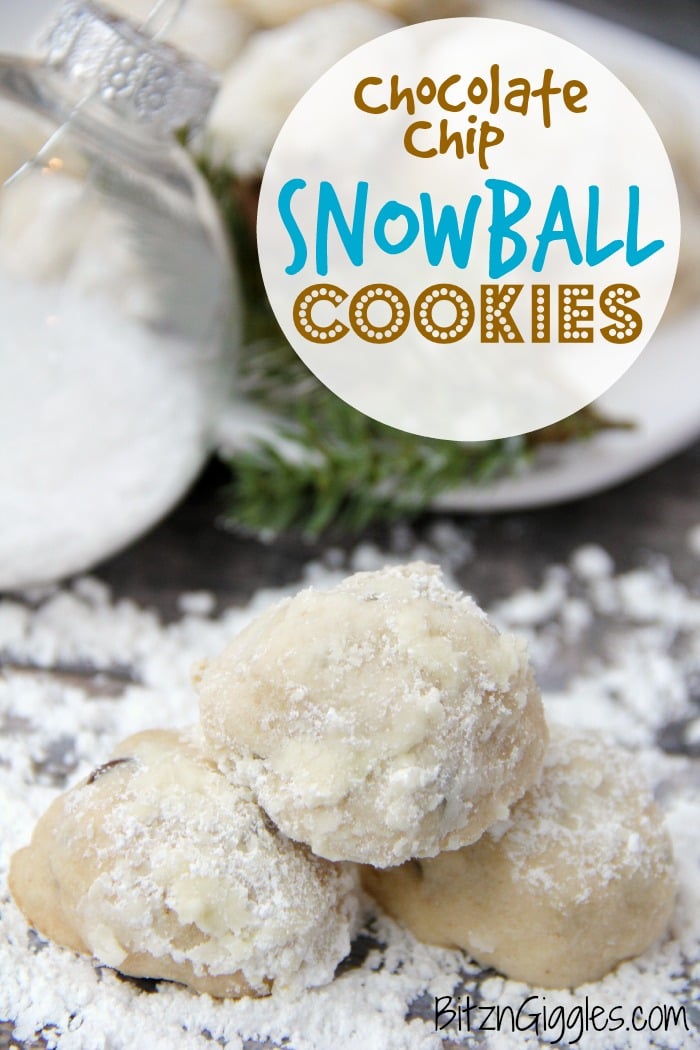 Chocolate Chip Snowball Cookies