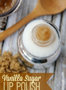 Vanilla Sugar Lip Polish - A simple, sweet recipe for smooth, kissable lips!