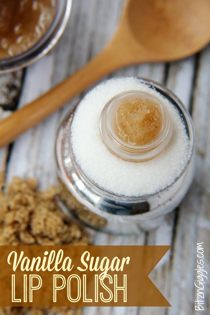 Vanilla Sugar Lip Polish - A simple, sweet recipe for smooth, kissable lips!