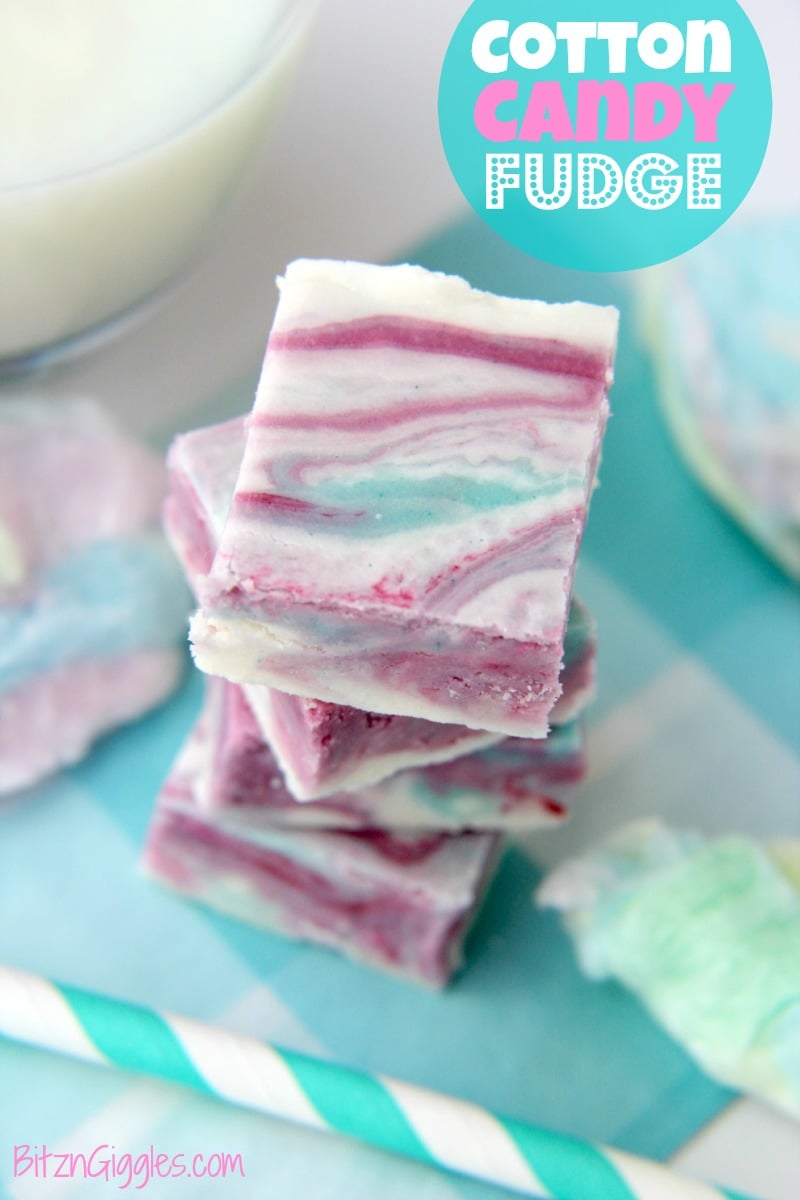 Cotton Candy Fudge