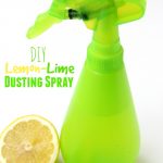 DIY Lemon Lime Dusting Spray - A lemon lime infused dusting spray you can make on your own at home. Works great!