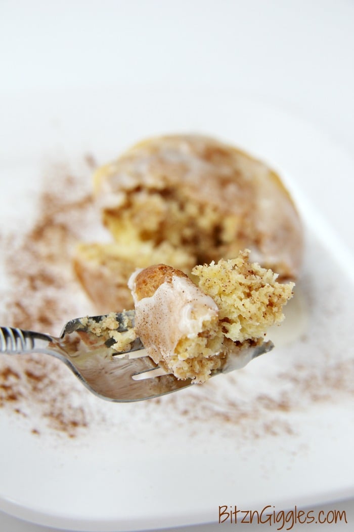 Coffee Cake Glazed Muffins